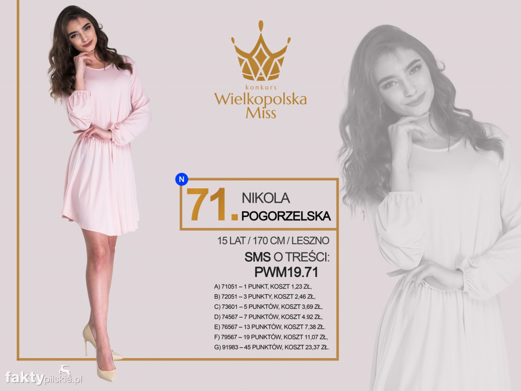 Półfinalistki Wielkopolska Miss 2019