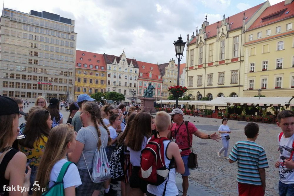 Uczniowie z Wyrzyska we Wrocławiu