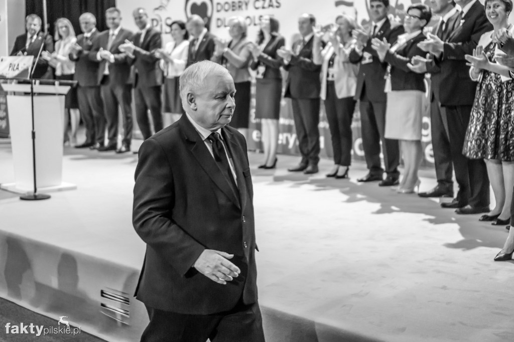 J. Kaczyński na konwencji PiS w Pile