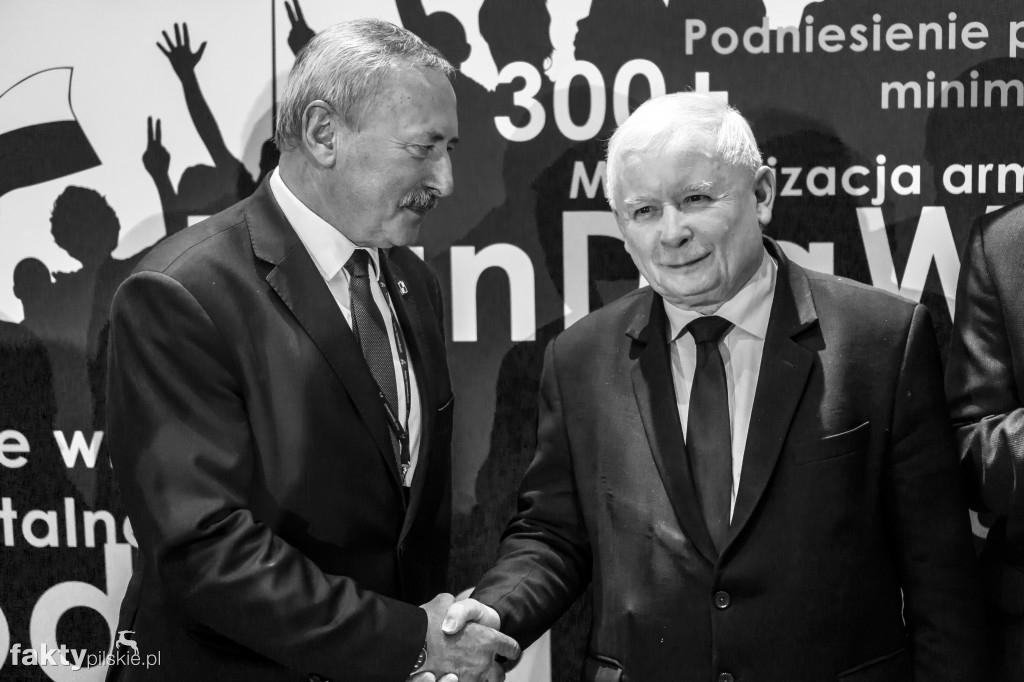 J. Kaczyński na konwencji PiS w Pile