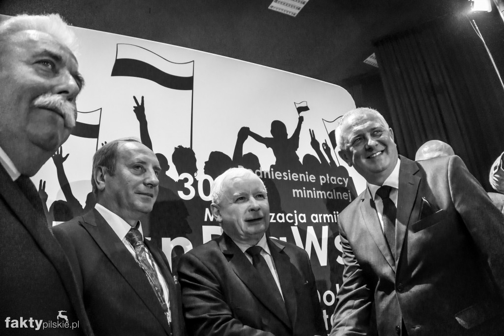 J. Kaczyński na konwencji PiS w Pile