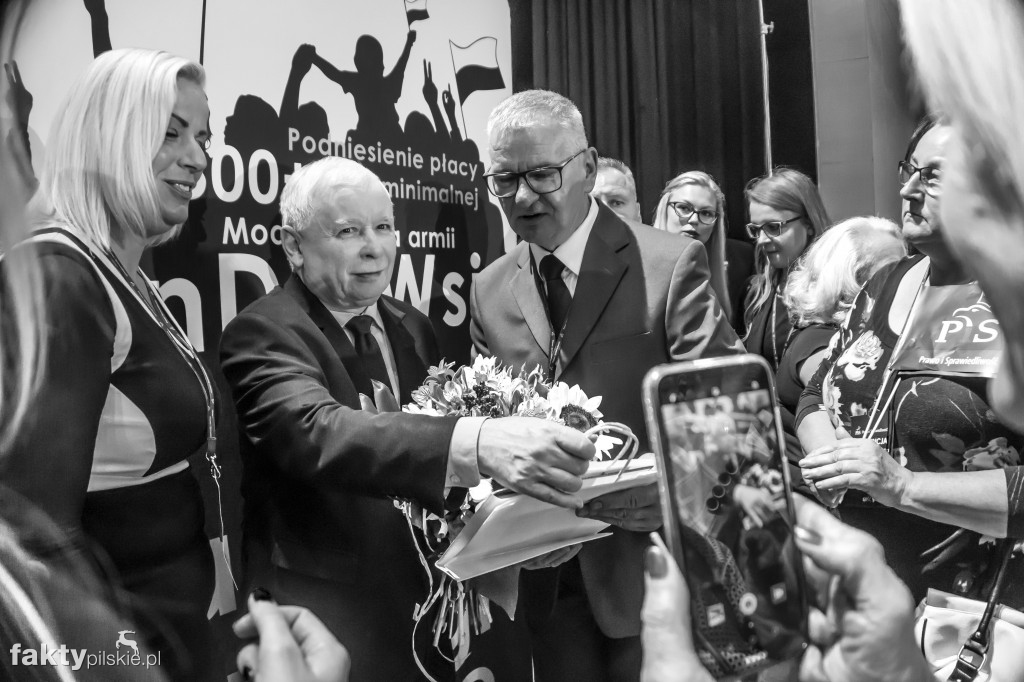 J. Kaczyński na konwencji PiS w Pile