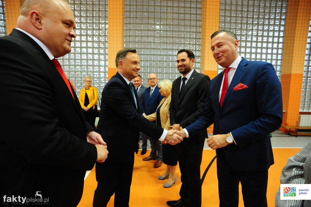 Prezydent RP Andrzej Duda w Pile