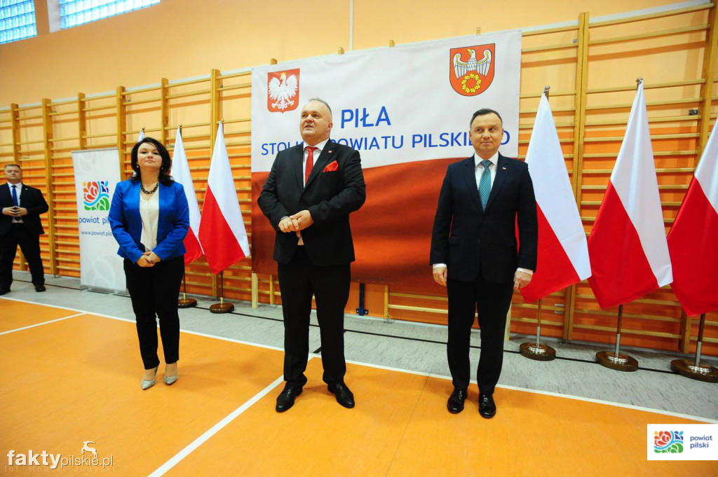 Prezydent RP Andrzej Duda w Pile