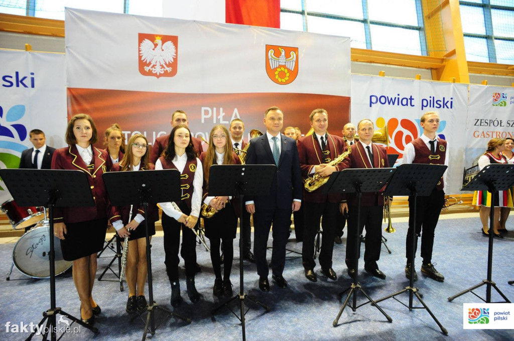 Prezydent RP Andrzej Duda w Pile
