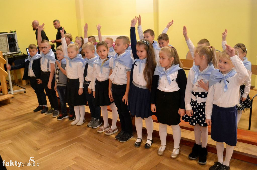 Pasowanie na pierwszoklasistów w Wyrzysku
