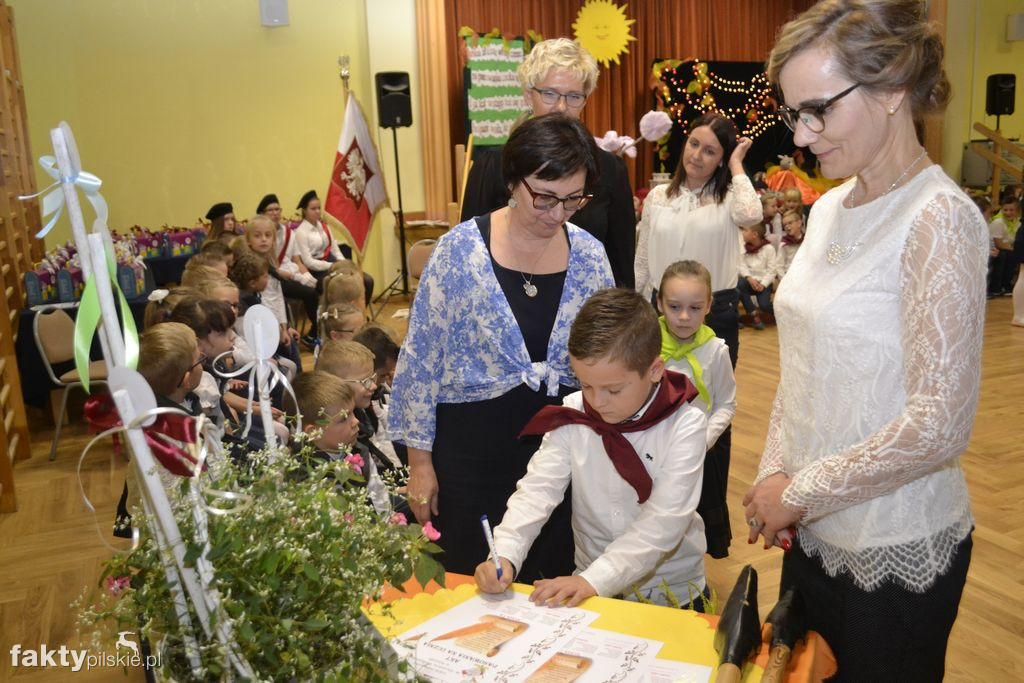 Pasowanie na pierwszoklasistów w Wyrzysku