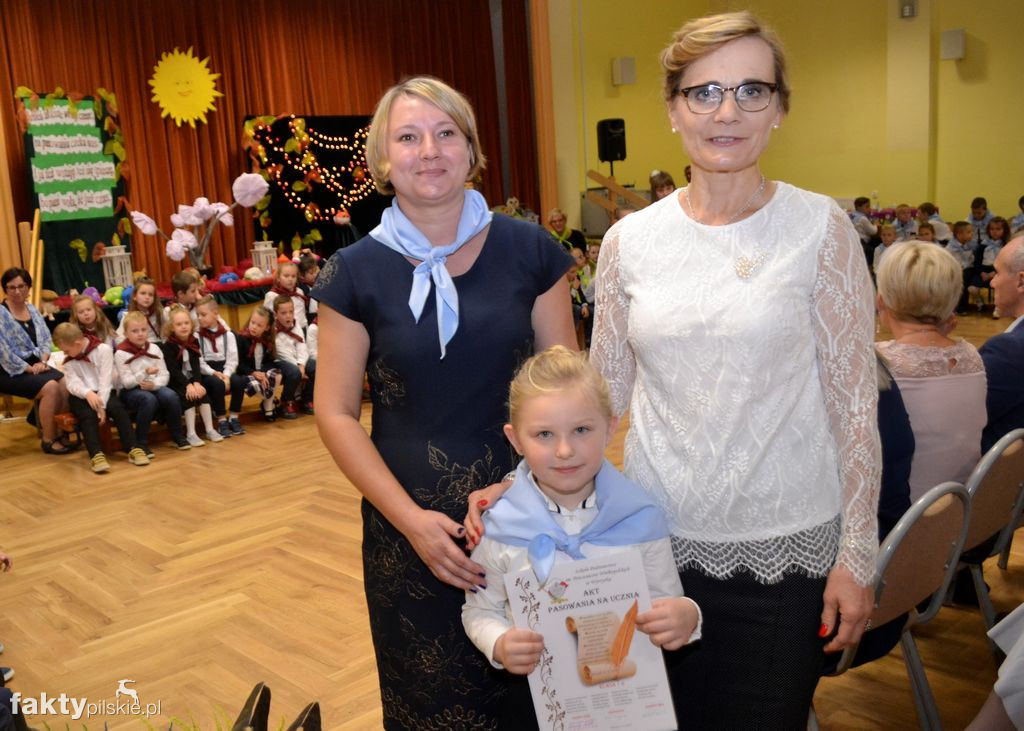 Pasowanie na pierwszoklasistów w Wyrzysku