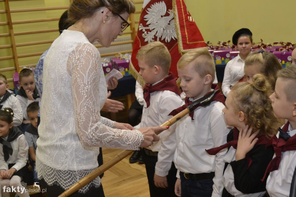 Pasowanie na pierwszoklasistów w Wyrzysku