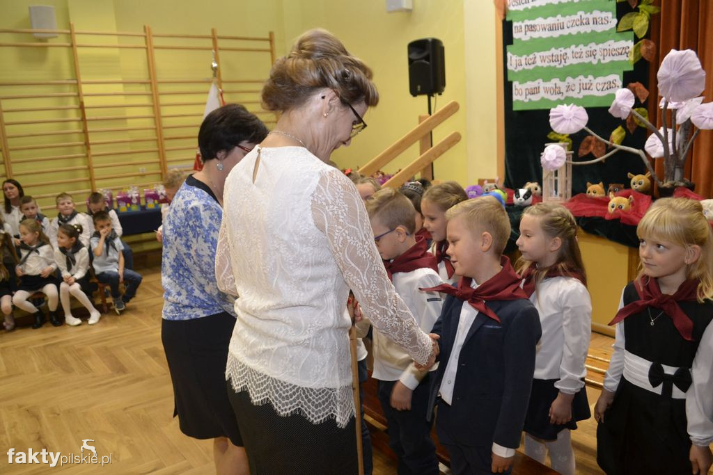 Pasowanie na pierwszoklasistów w Wyrzysku