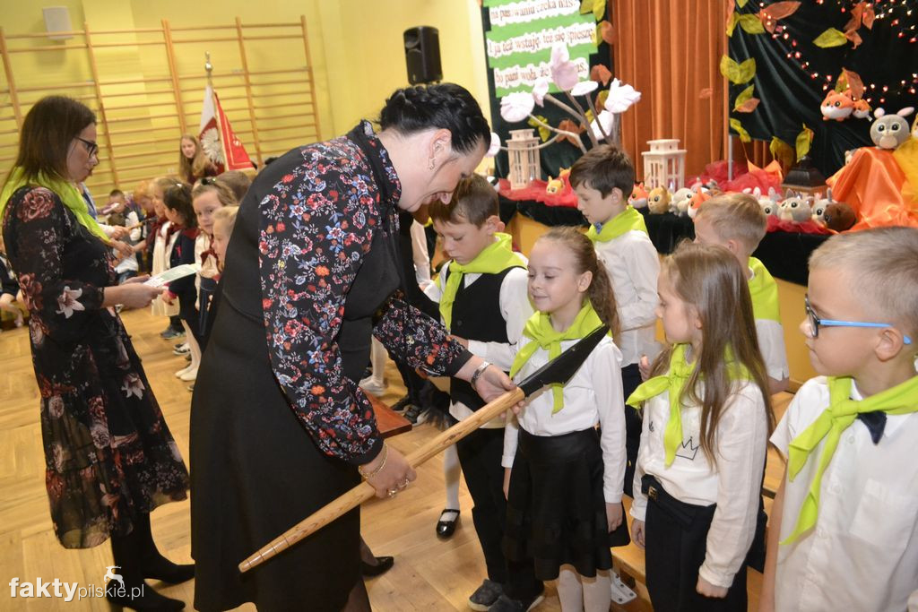 Pasowanie na pierwszoklasistów w Wyrzysku