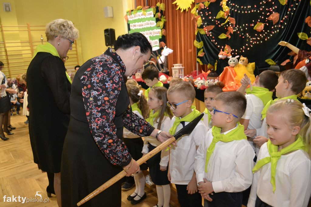 Pasowanie na pierwszoklasistów w Wyrzysku