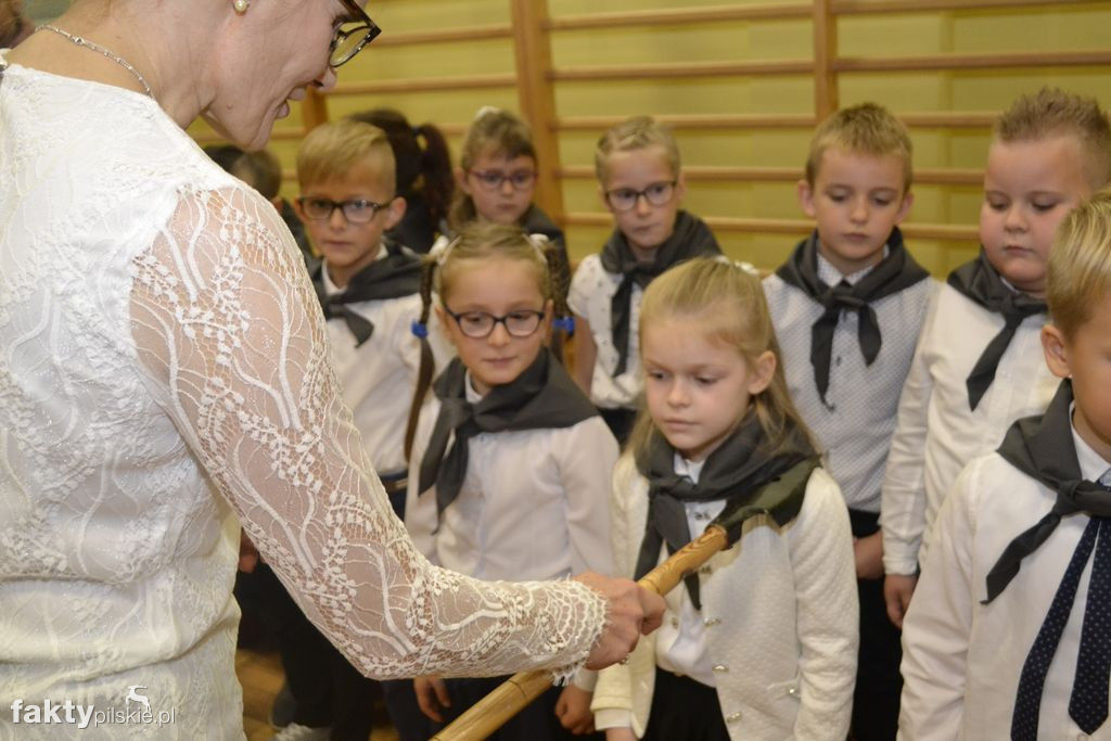 Pasowanie na pierwszoklasistów w Wyrzysku