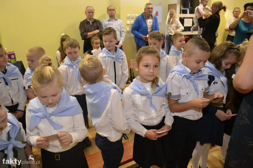 Pasowanie na pierwszoklasistów w Wyrzysku