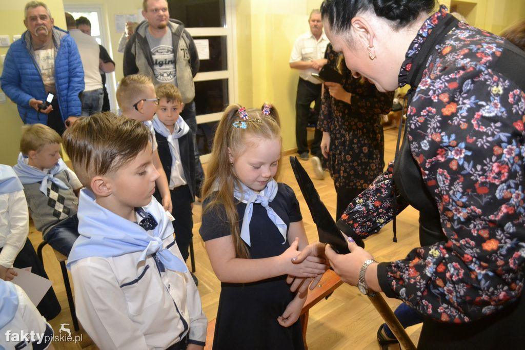 Pasowanie na pierwszoklasistów w Wyrzysku