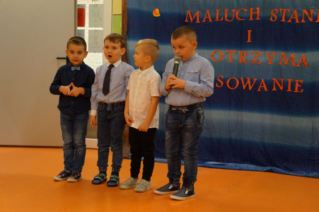 Pasowanie na przedszkolaka w Wyrzysku