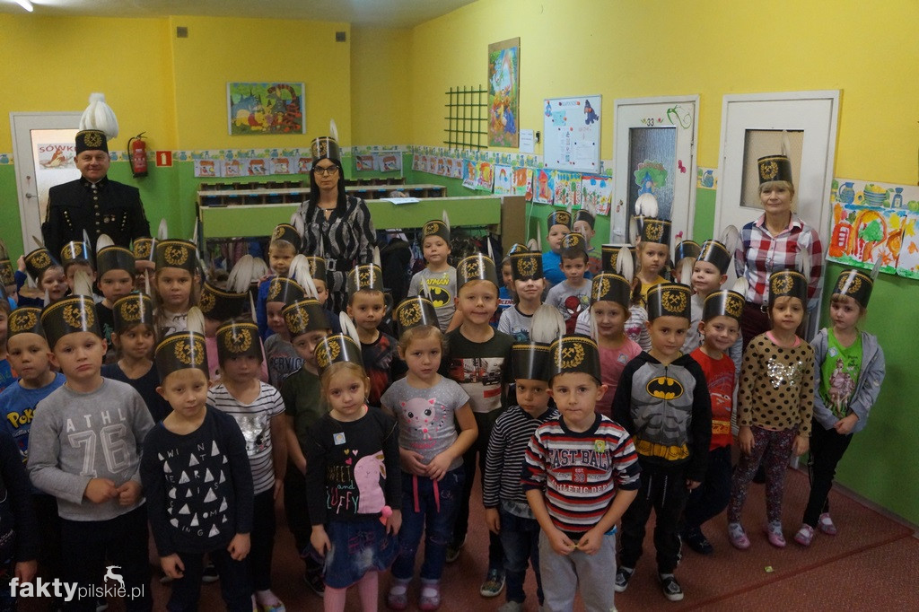 Górnik naftowy u przedszkolaków