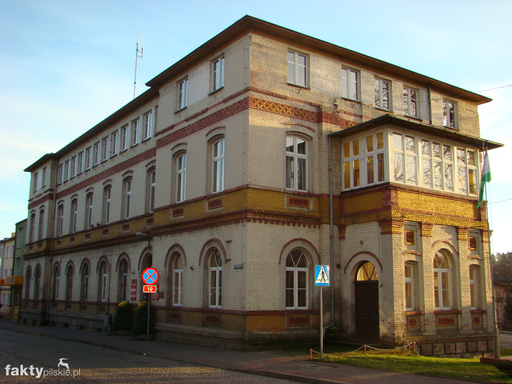 Budynek Urzędu Miejskiego w Wyrzysku po remoncie