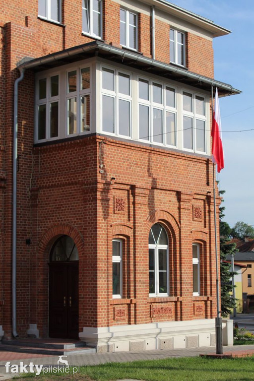 Budynek Urzędu Miejskiego w Wyrzysku po remoncie