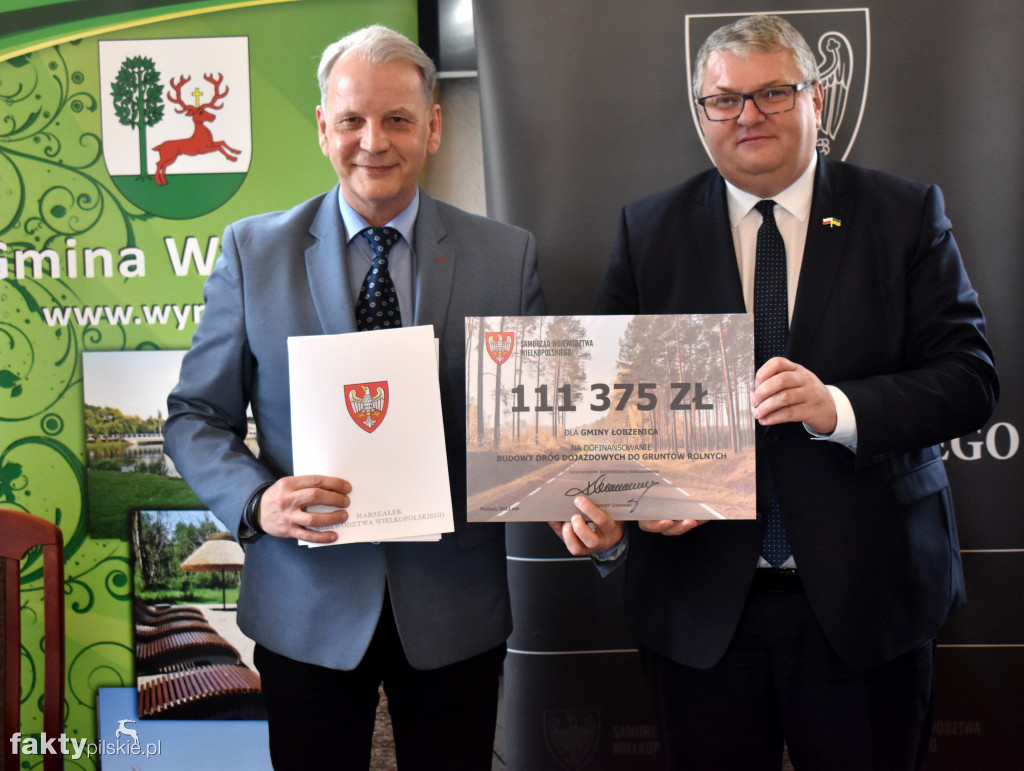 Wyrzysk: podpisanie umów o dotacje z UMWW