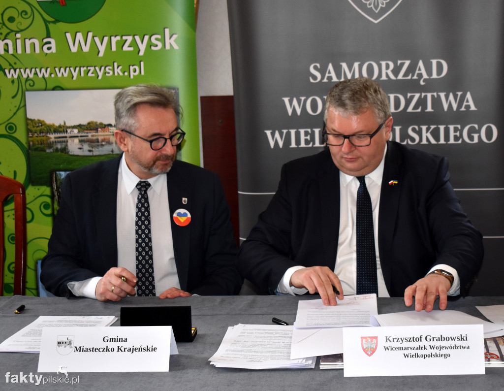 Wyrzysk: podpisanie umów o dotacje z UMWW