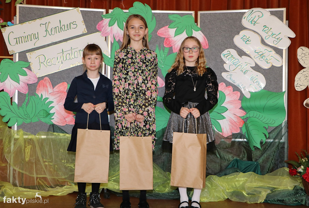 Wyrzysk: XX Gminny Konkurs Recytatorski