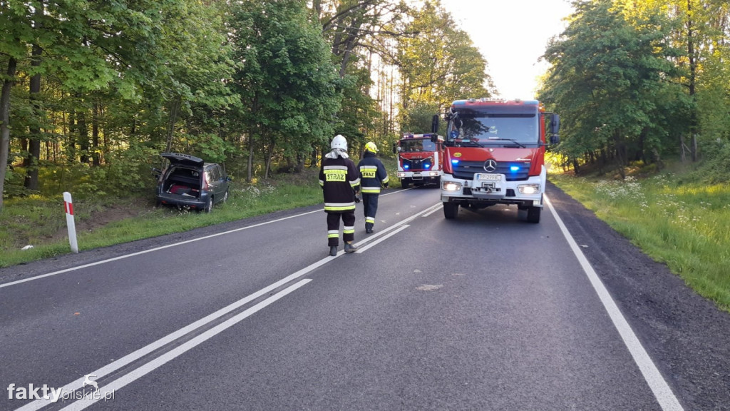 22 maja 2022: wypadek na DK 10 koło Śmiłowa