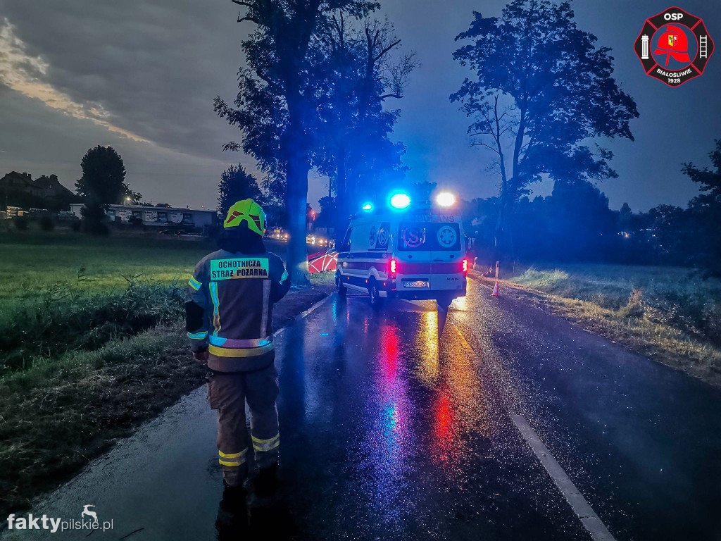 Wypadek w Białośliwiu