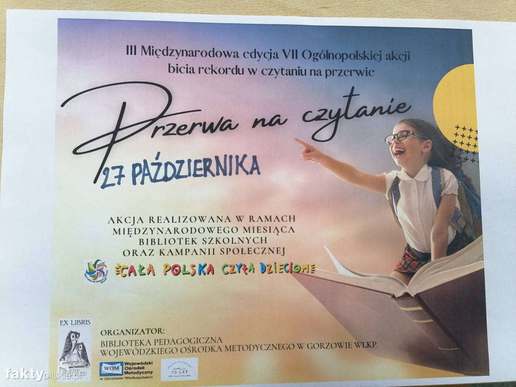 W Miasteczku bili rekord w czytaniu na przerwie