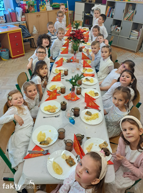 Wigilia w przedszkolu w Wyrzysku