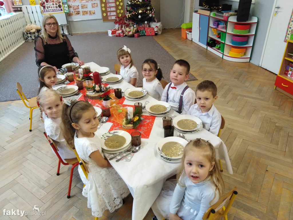 Wigilia w przedszkolu w Wyrzysku