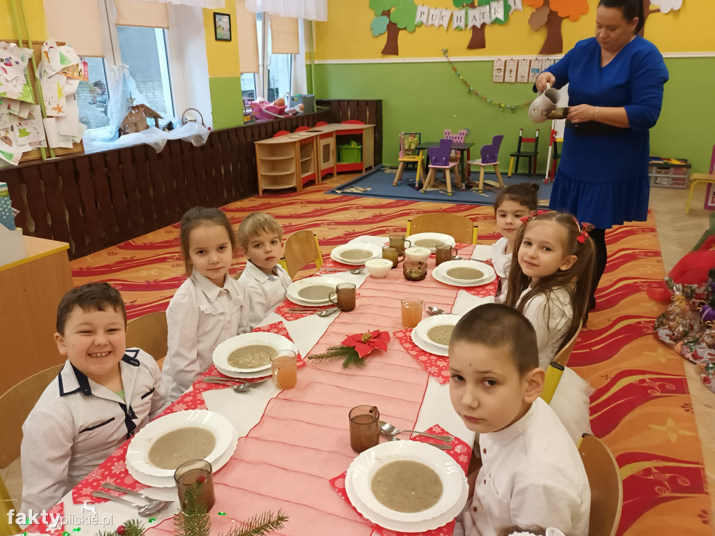 Wigilia w przedszkolu w Wyrzysku