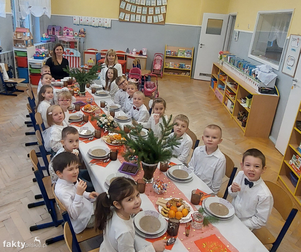Wigilia w przedszkolu w Wyrzysku