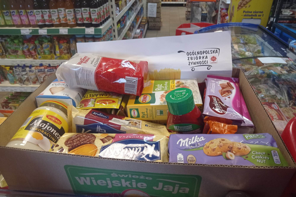 Zbiórka żywności w Wyrzysku