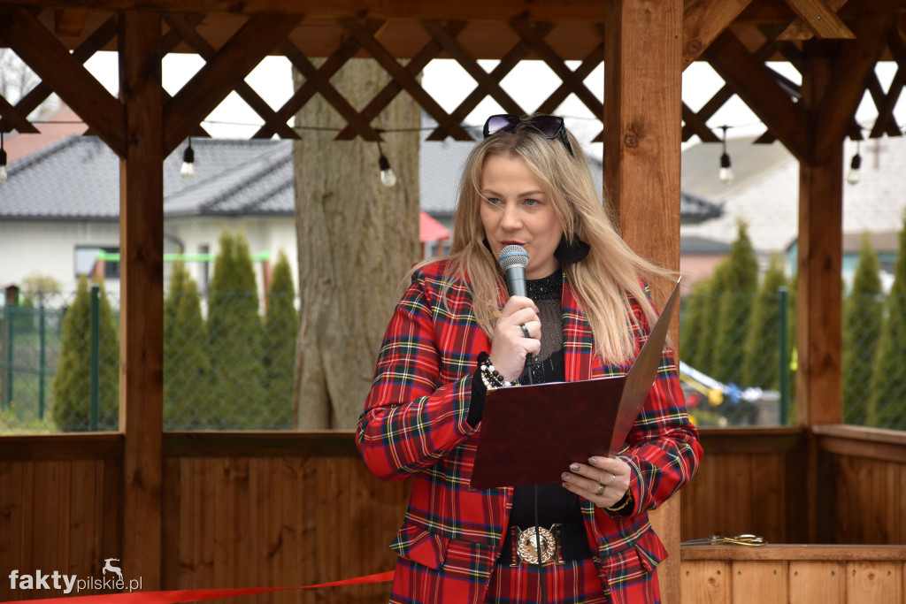 Otwarcie wiaty integracyjnej w Wysoczce