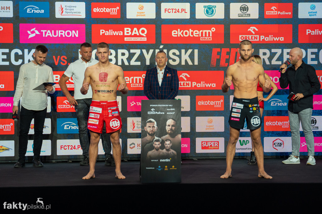 FEN 46: ceremonia ważenia zawodników