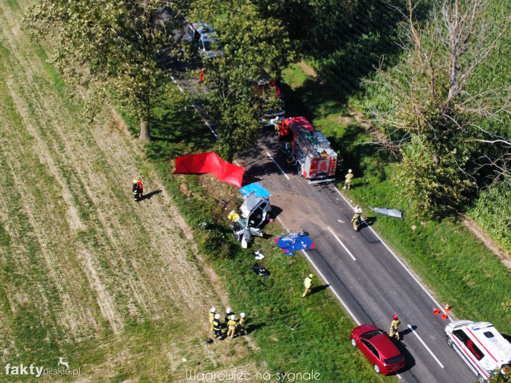 Tragiczny wypadek koło Wągrowca