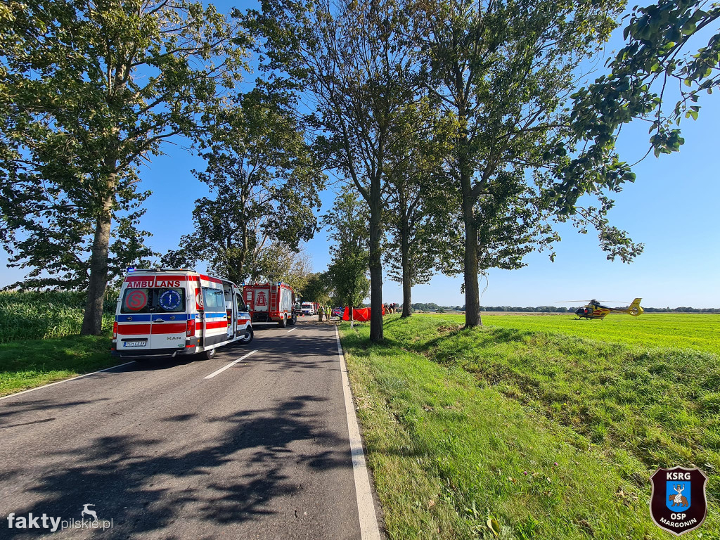 Tragiczny wypadek koło Wągrowca