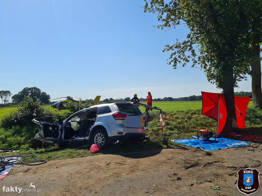 Tragiczny wypadek koło Wągrowca