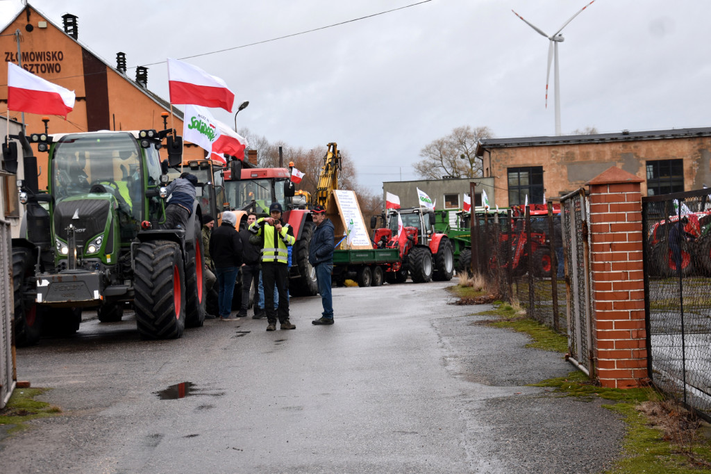 Protest rolników w Kosztowie