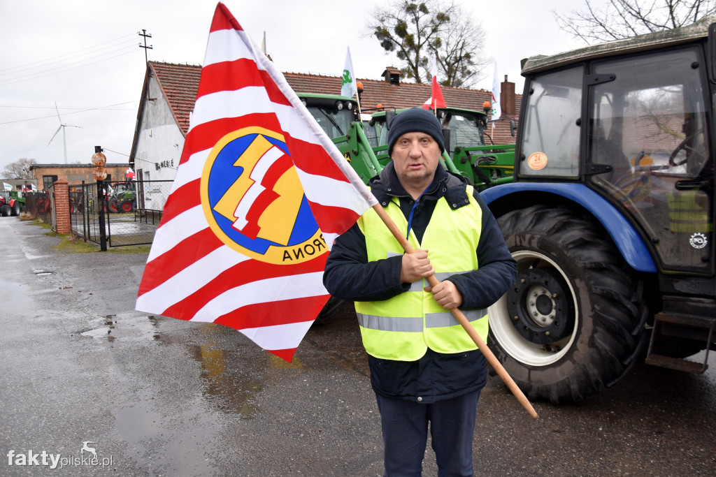 Protest rolników w Kosztowie