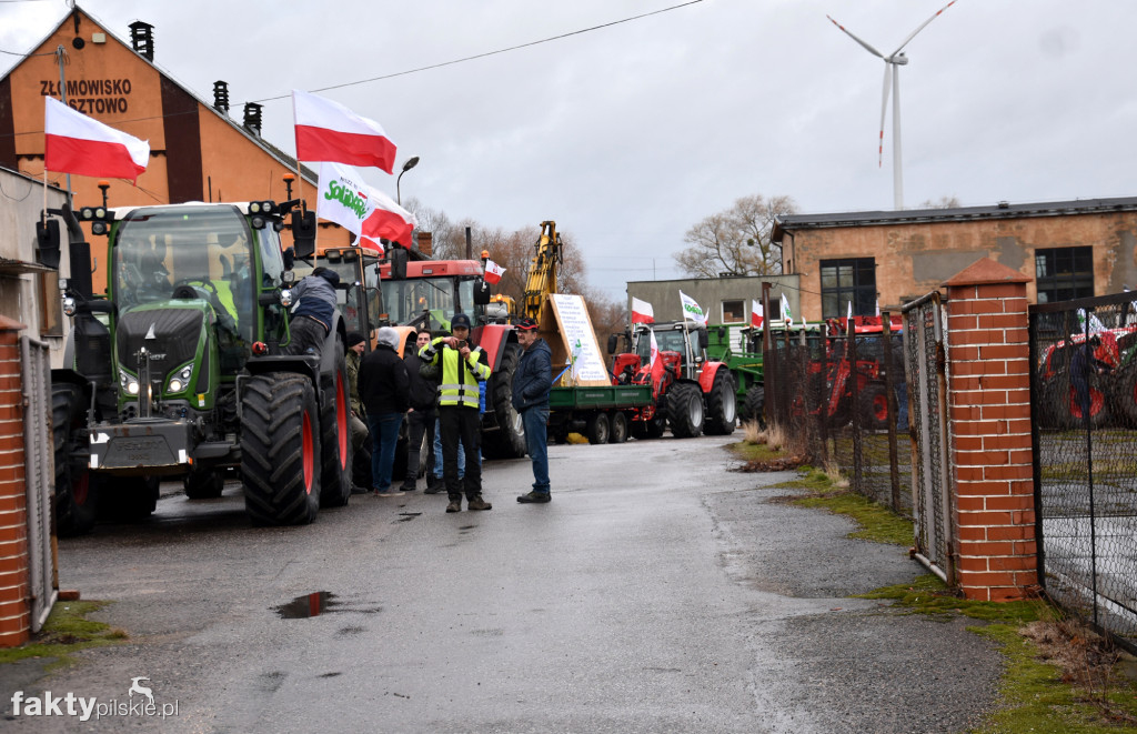 Protest rolników w Kosztowie