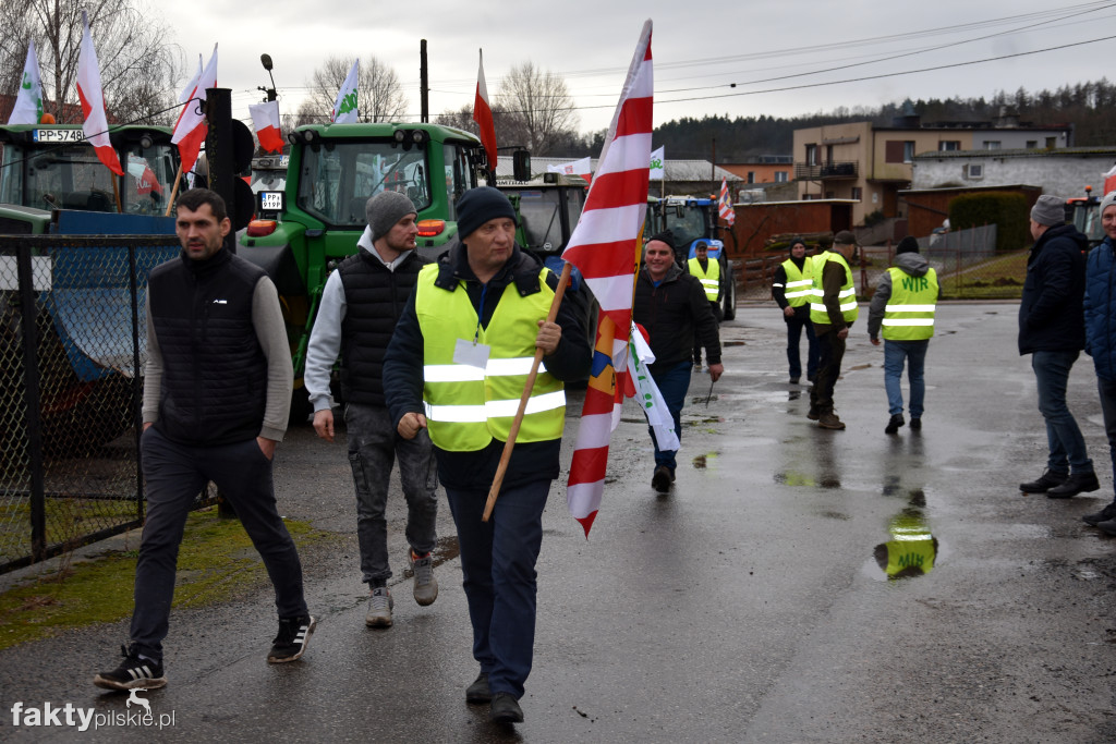 Protest rolników w Kosztowie