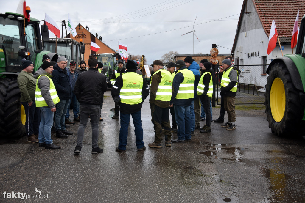 Protest rolników w Kosztowie