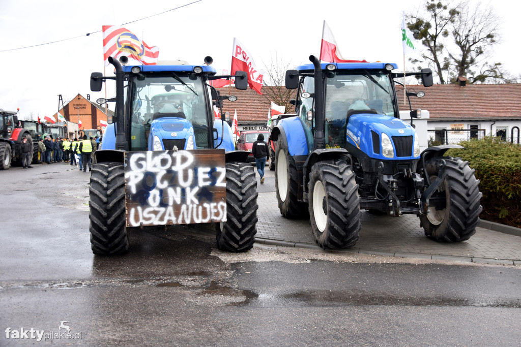 Protest rolników w Kosztowie