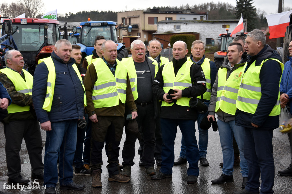 Protest rolników w Kosztowie