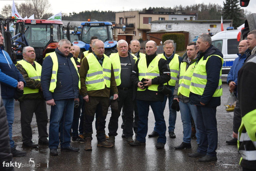 Protest rolników w Kosztowie