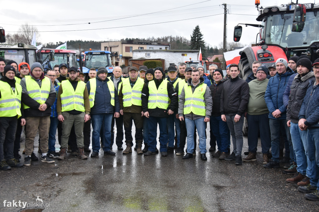 Protest rolników w Kosztowie