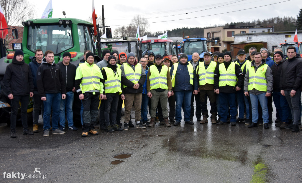 Protest rolników w Kosztowie