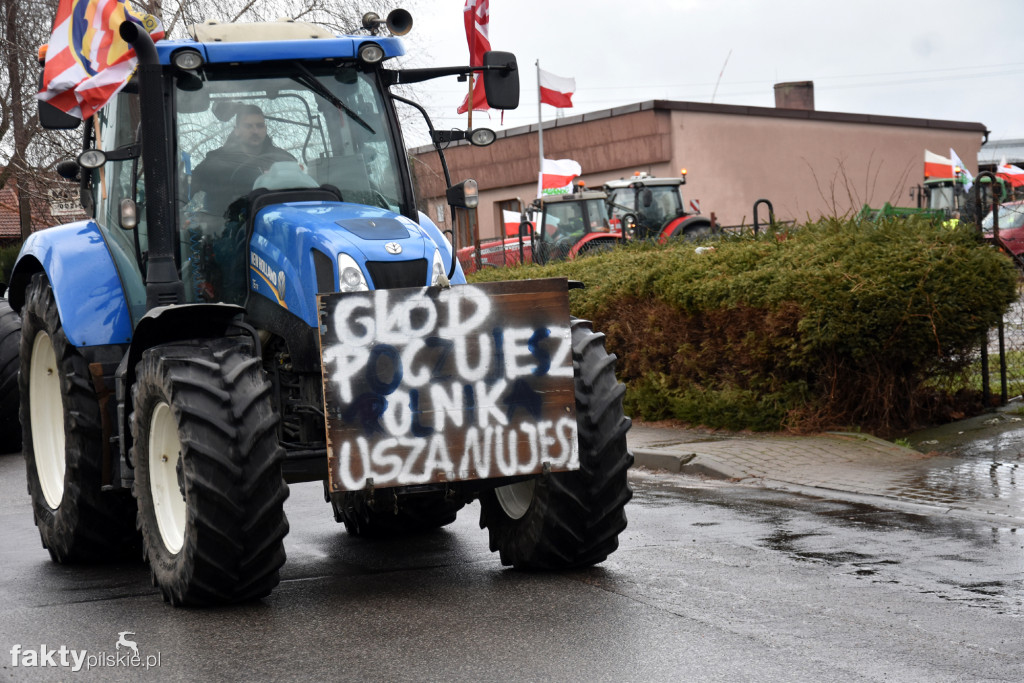 Protest rolników w Kosztowie